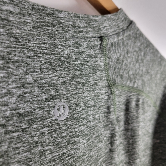 Lululemon Surge Long Sleeve Quarter Button Up Space Dye Long Sleeve Henley Tee - Picture 7 of 10